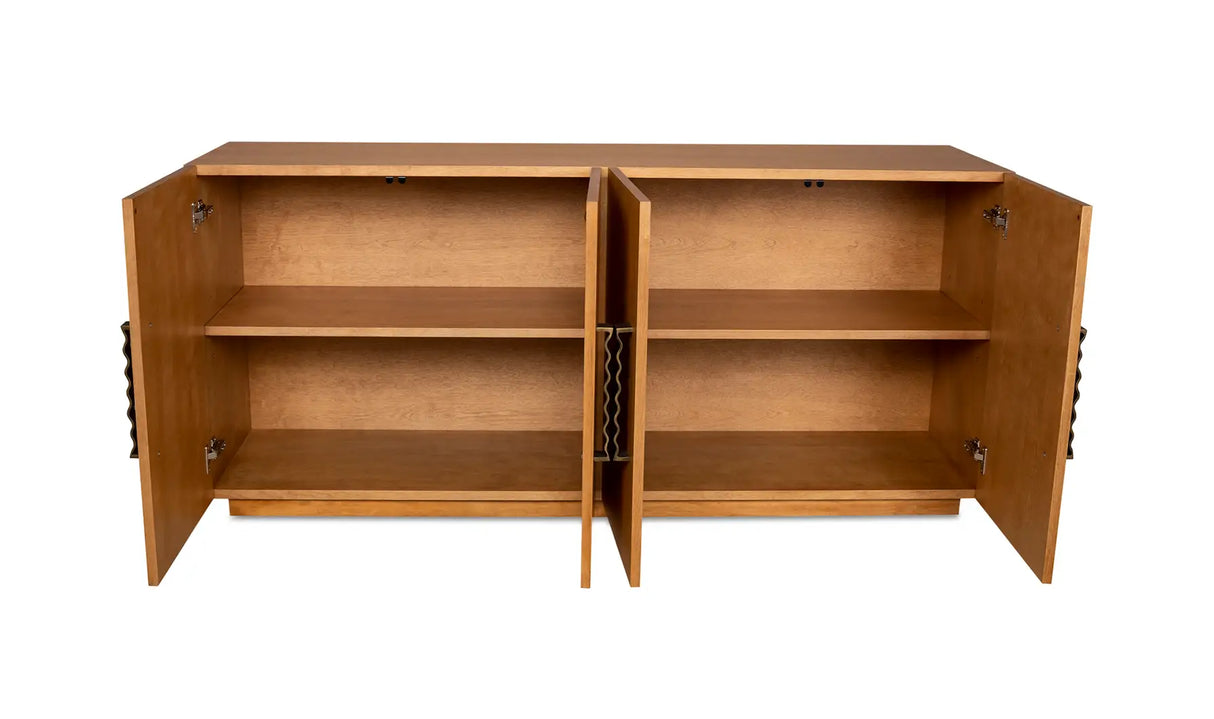 Cara Sideboard - Natural by Moe's Home at Eve Furniture