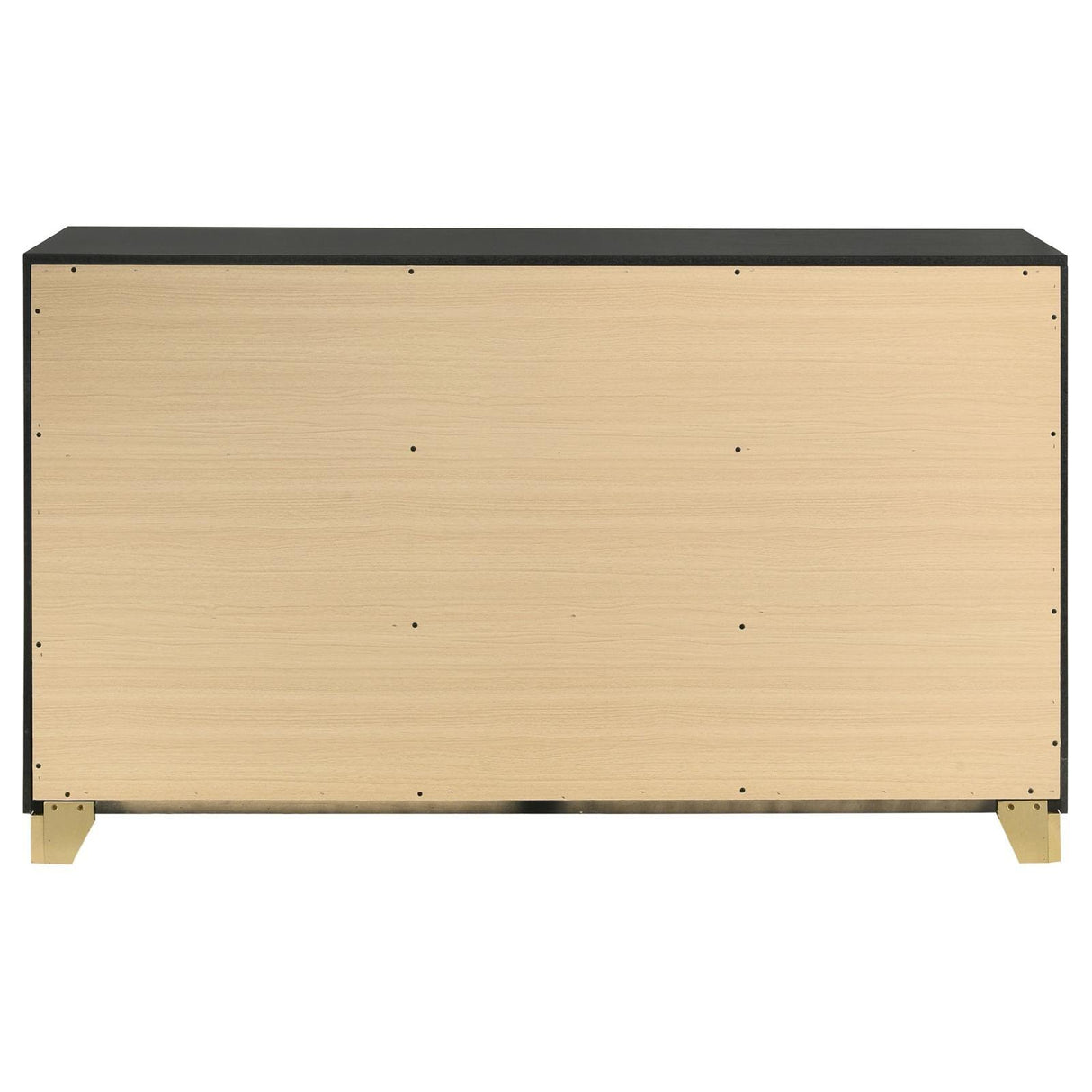 Caraway Black 6-drawer Bedroom Dresser by Coaster at Eve Furniture
