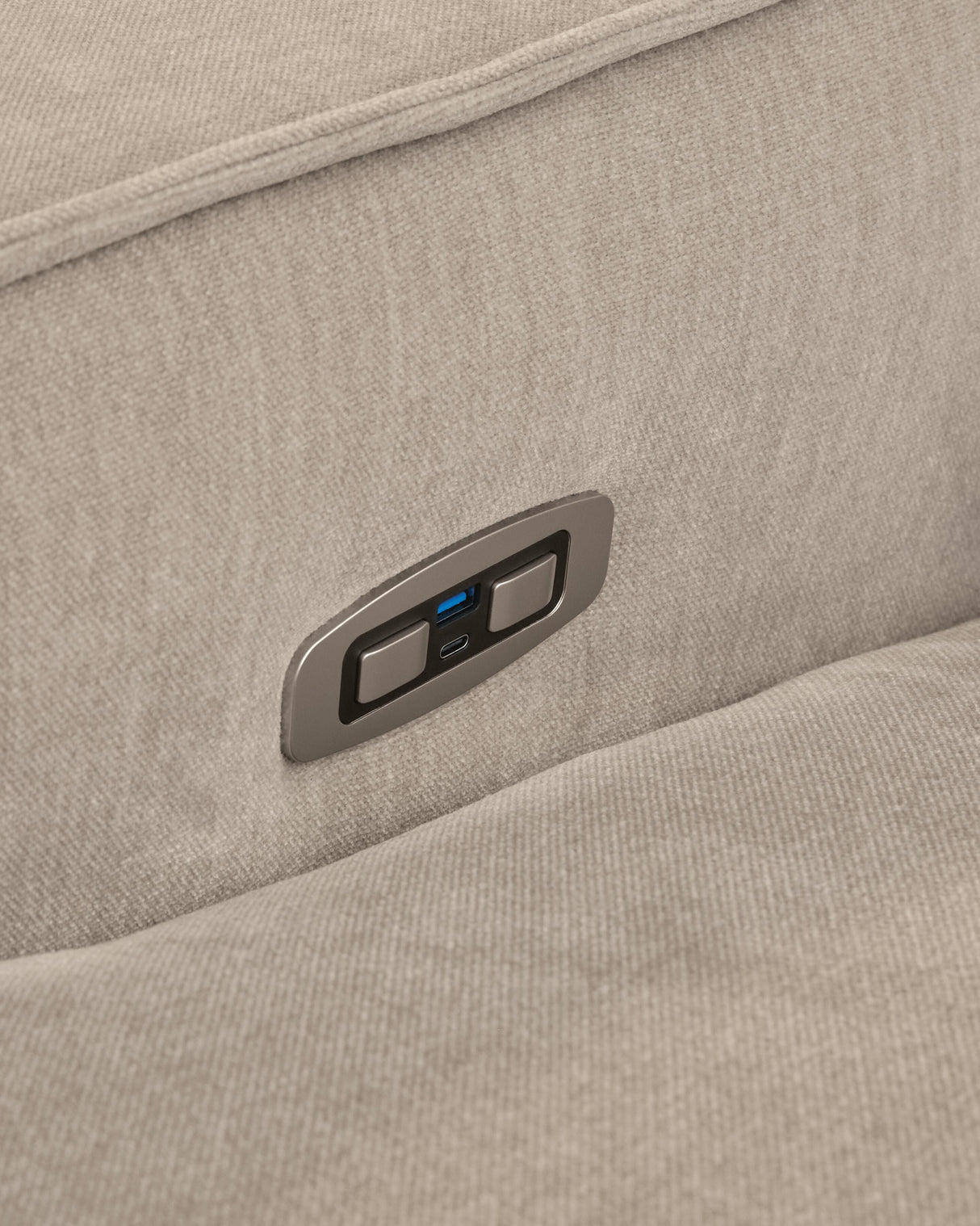 Carceri Cashmere 5-Piece Power Sectional Reclining Sofa by Ashley at Eve Furniture
