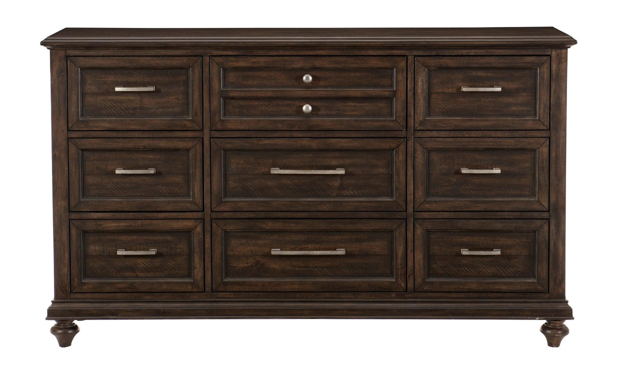 Cardano Driftwood Charcoal Dresser by Homelegance at Eve Furniture