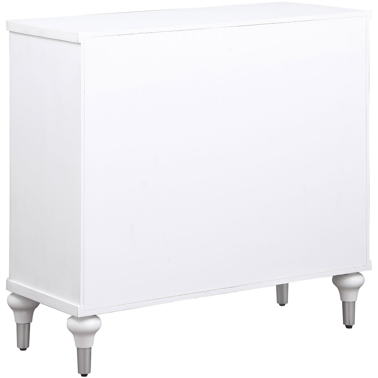 Cardella Distressed White 2-Door Mandala Accent Cabinet by Coaster at Eve Furniture