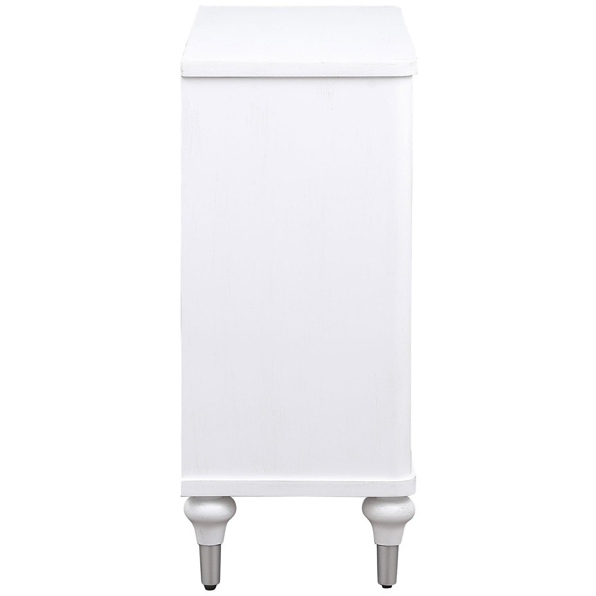 Cardella Distressed White 2-Door Mandala Accent Cabinet by Coaster at Eve Furniture