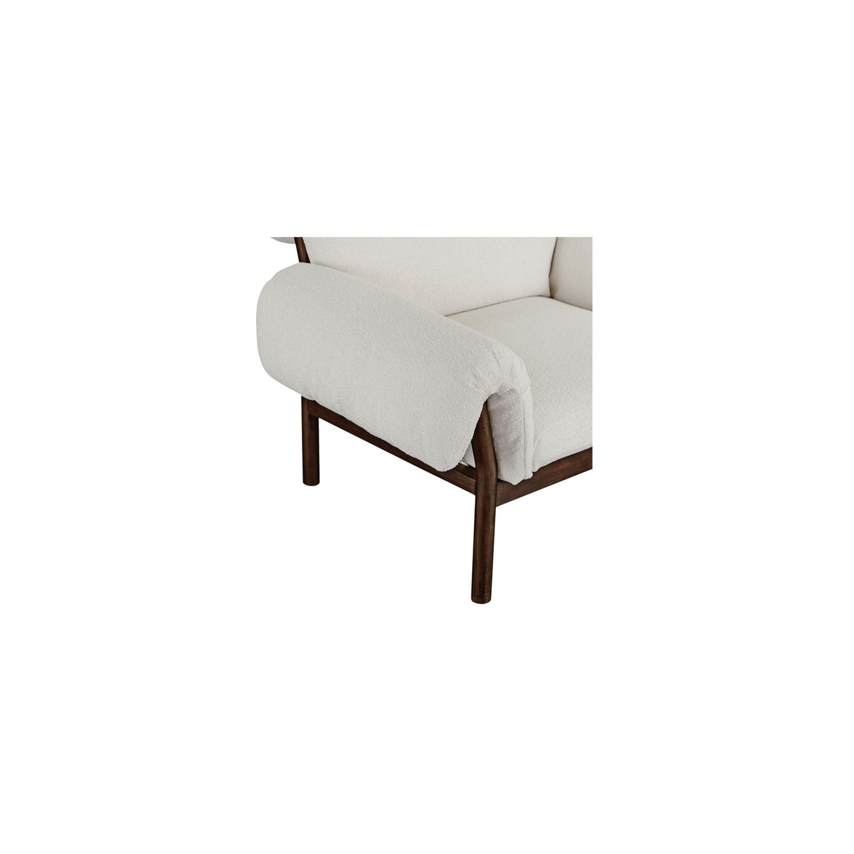 Cardero Ivory Lounge Chair by Moe's Home at Eve Furniture