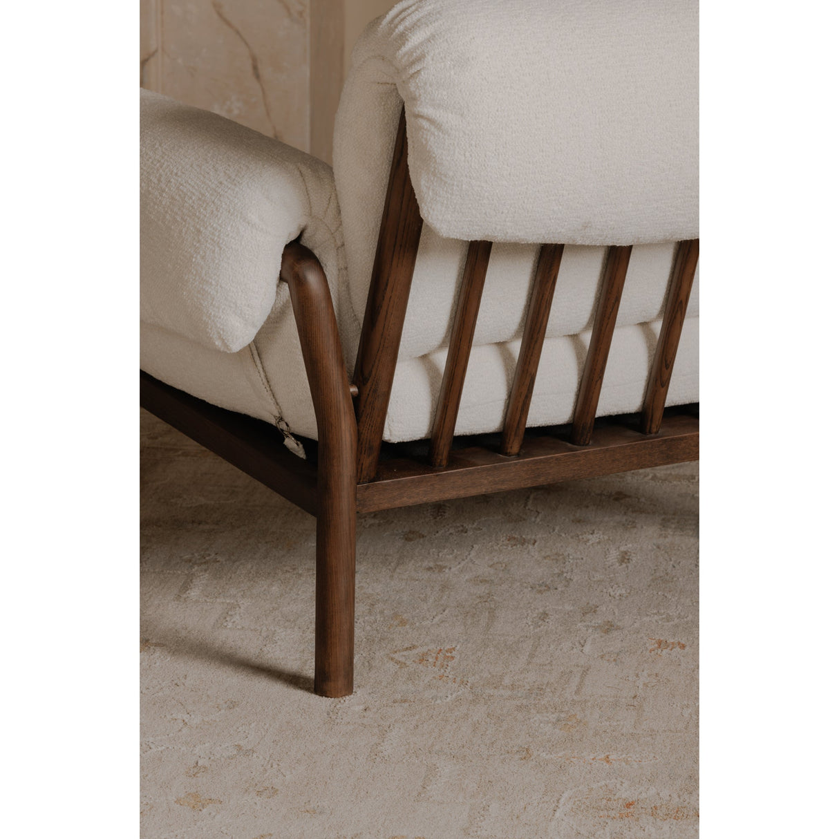 Cardero Ivory Lounge Chair by Moe's Home at Eve Furniture