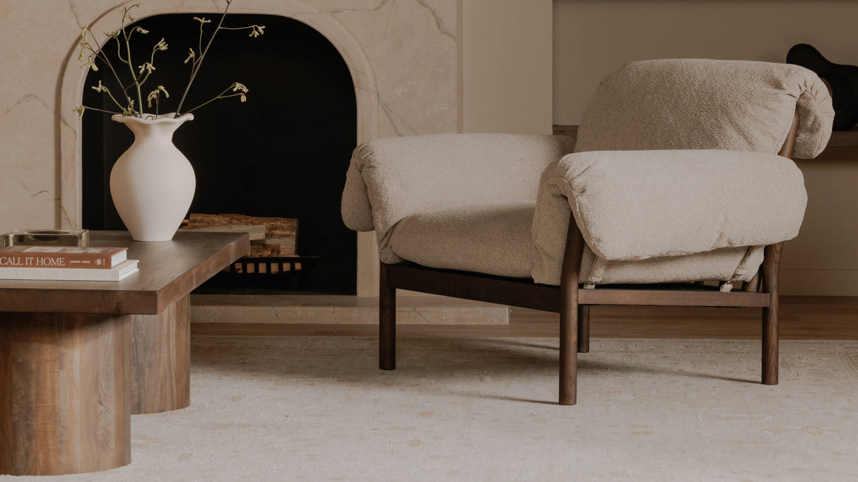 Cardero Lounge Chair Beige by Moe's Home at Eve Furniture
