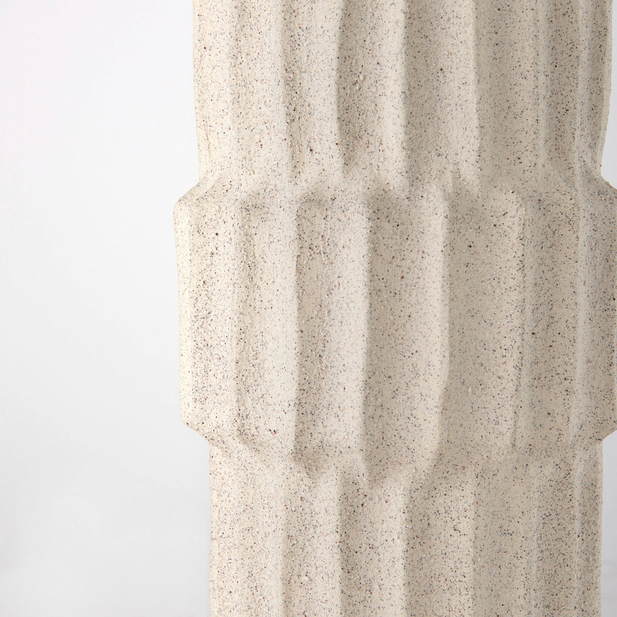 Cardon 14.4H Cream Ceramic Vase by Mercana at Eve Furniture