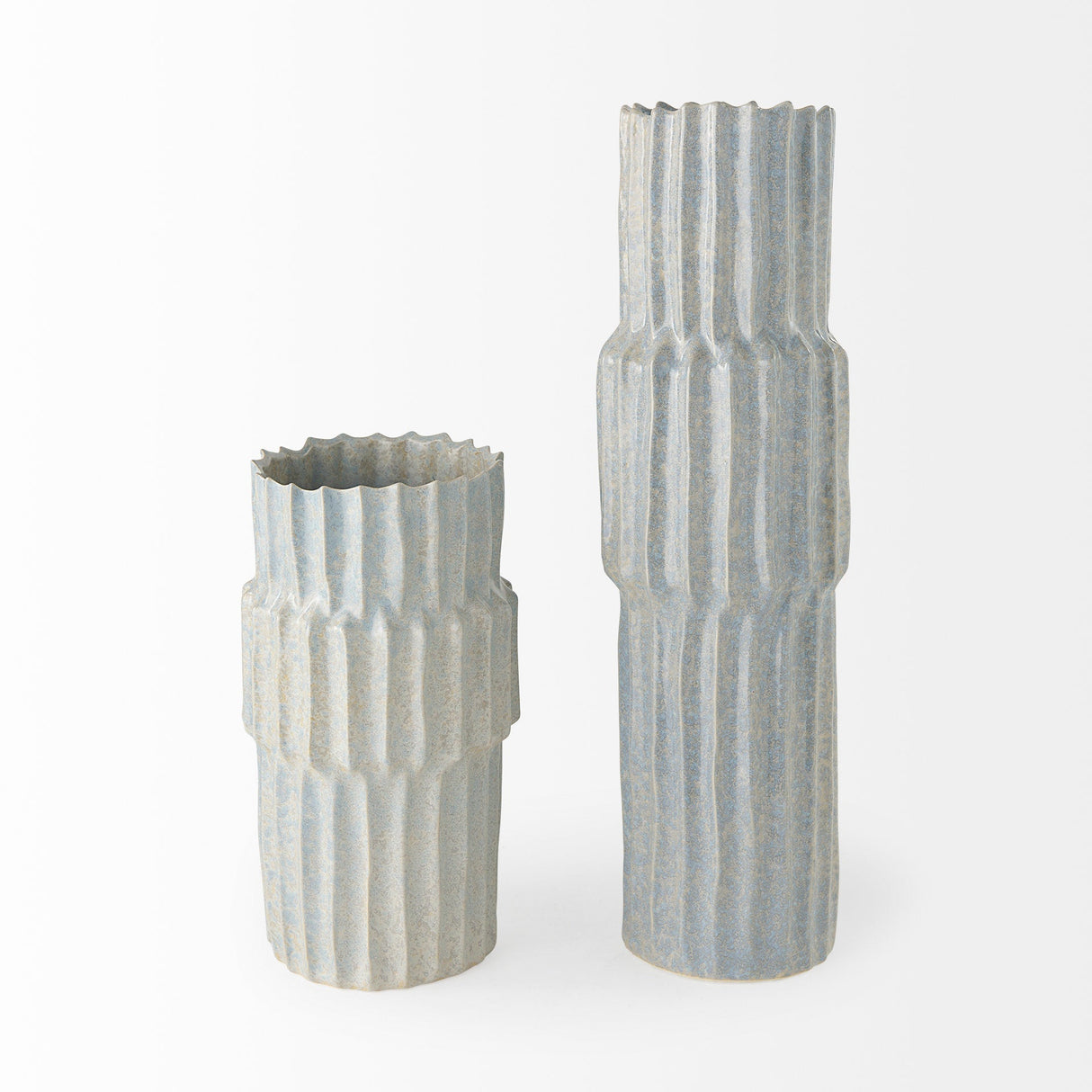 Cardon 23.0H Gray Ceramic Vase by Mercana at Eve Furniture