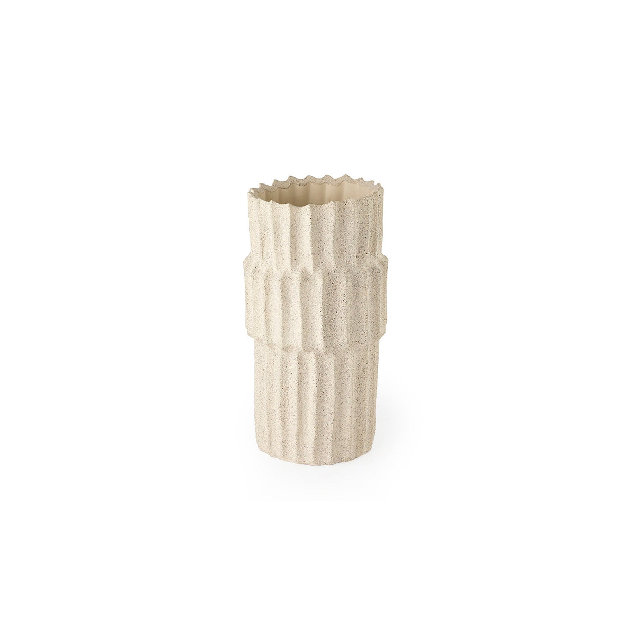 Cardon Cream Ceramic Vase by Mercana at Eve Furniture