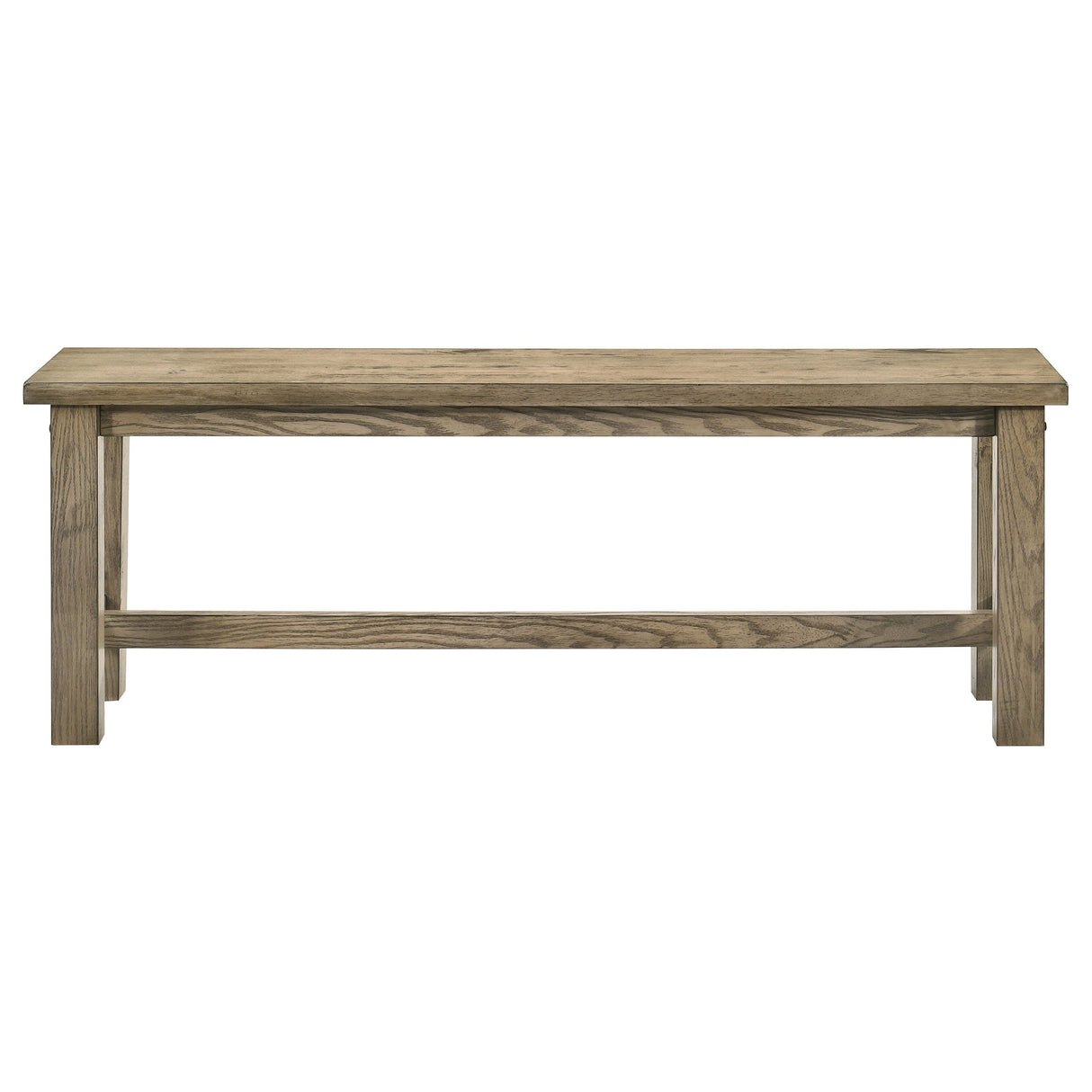 Cardova Vineyard Oak 51-inch Solid Wood Dining Bench by Coaster at Eve Furniture