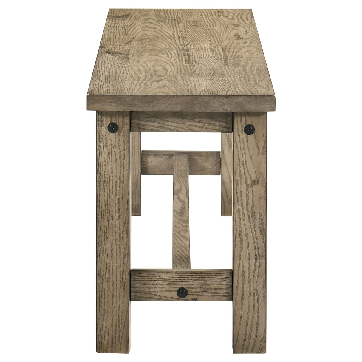 Cardova Vineyard Oak 51-inch Solid Wood Dining Bench by Coaster at Eve Furniture