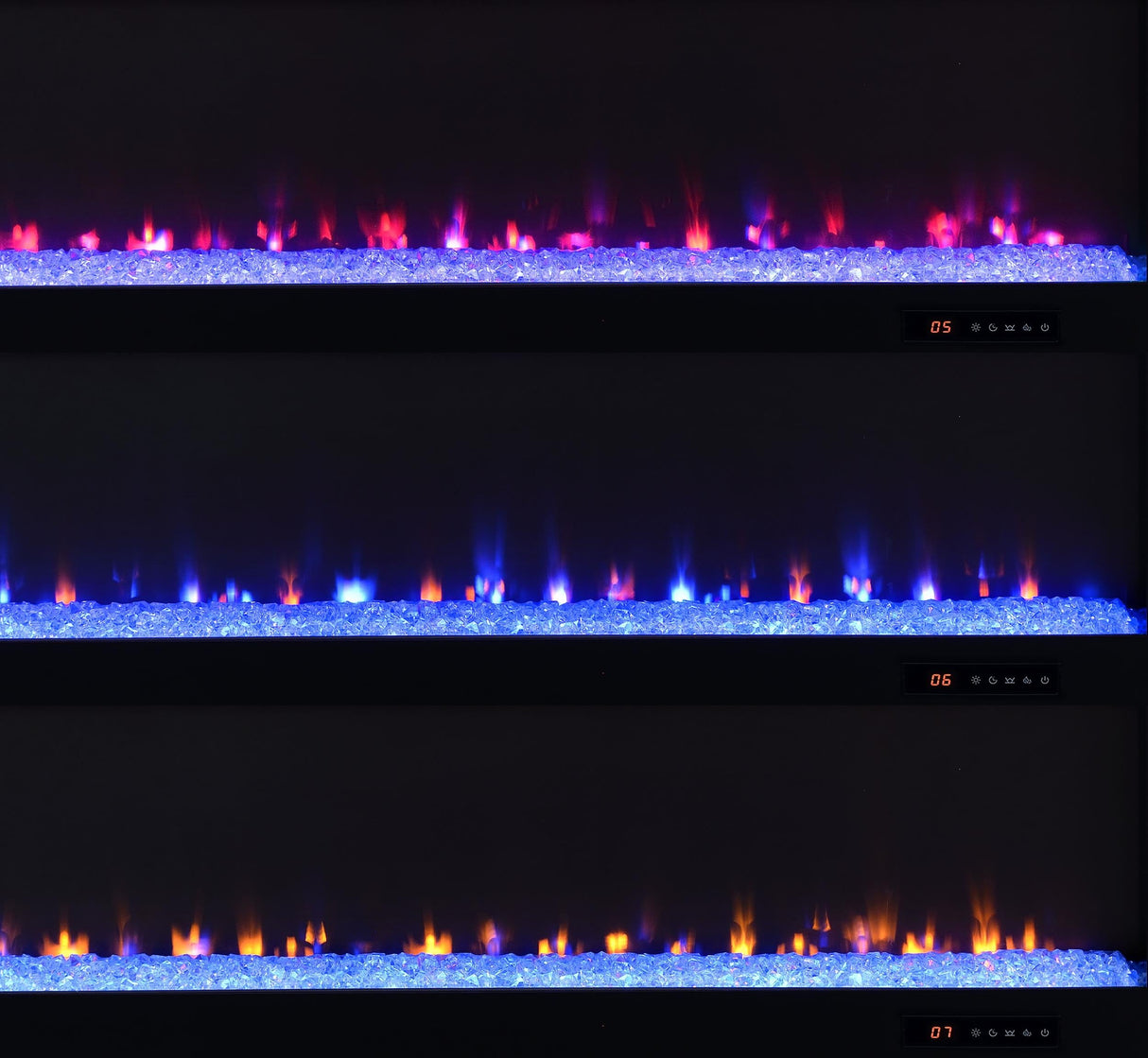 Carey Dark Pine 79-inch TV Stand Fireplace Media Console by Coaster at Eve Furniture