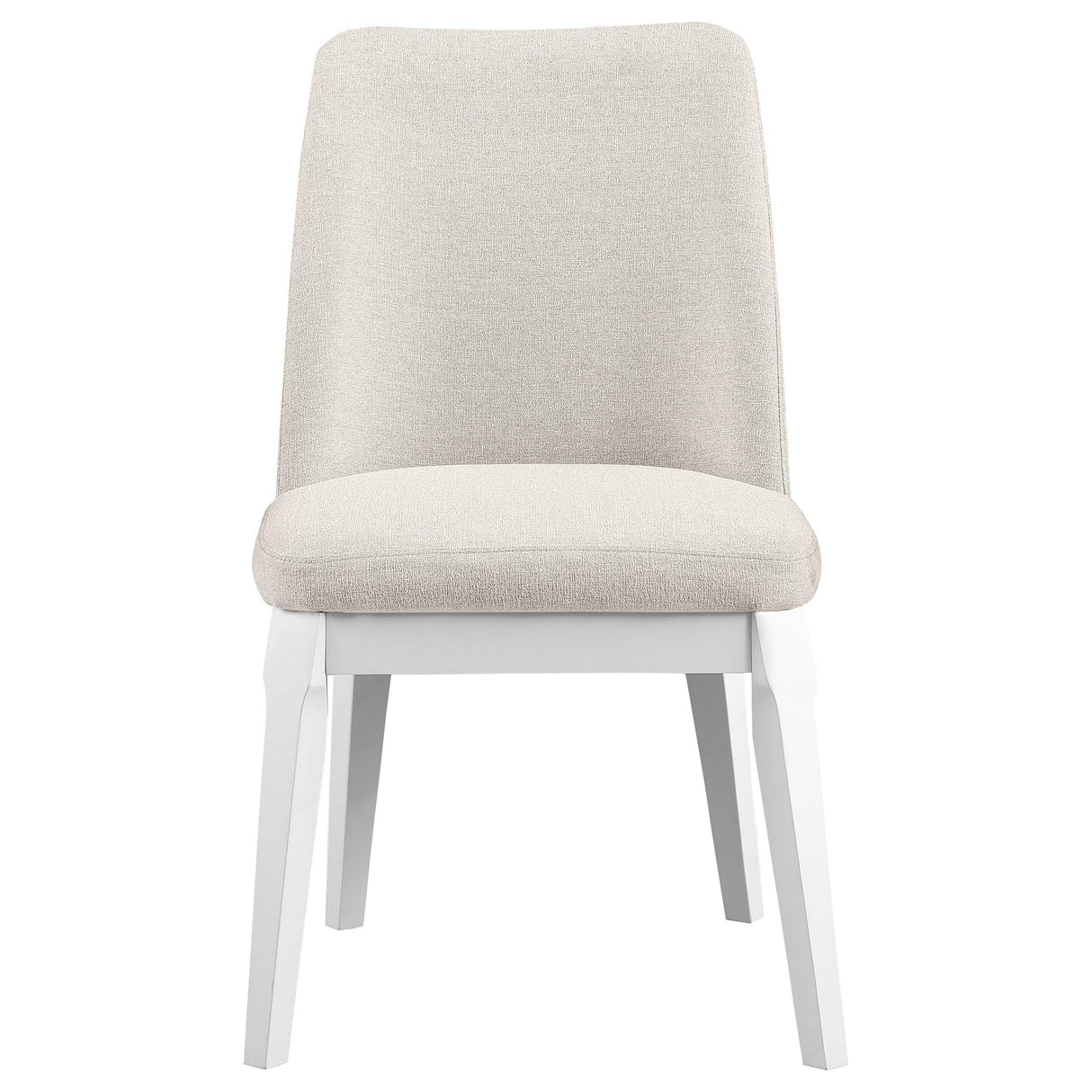 Carissa Upholstered Dining Side Chair Beige (Set of 2) by Coaster at Eve Furniture