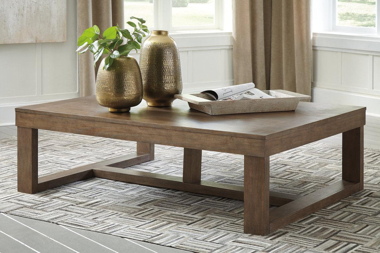 Cariton Gray Coffee Table and 2 End Tables by Ashley at Eve Furniture