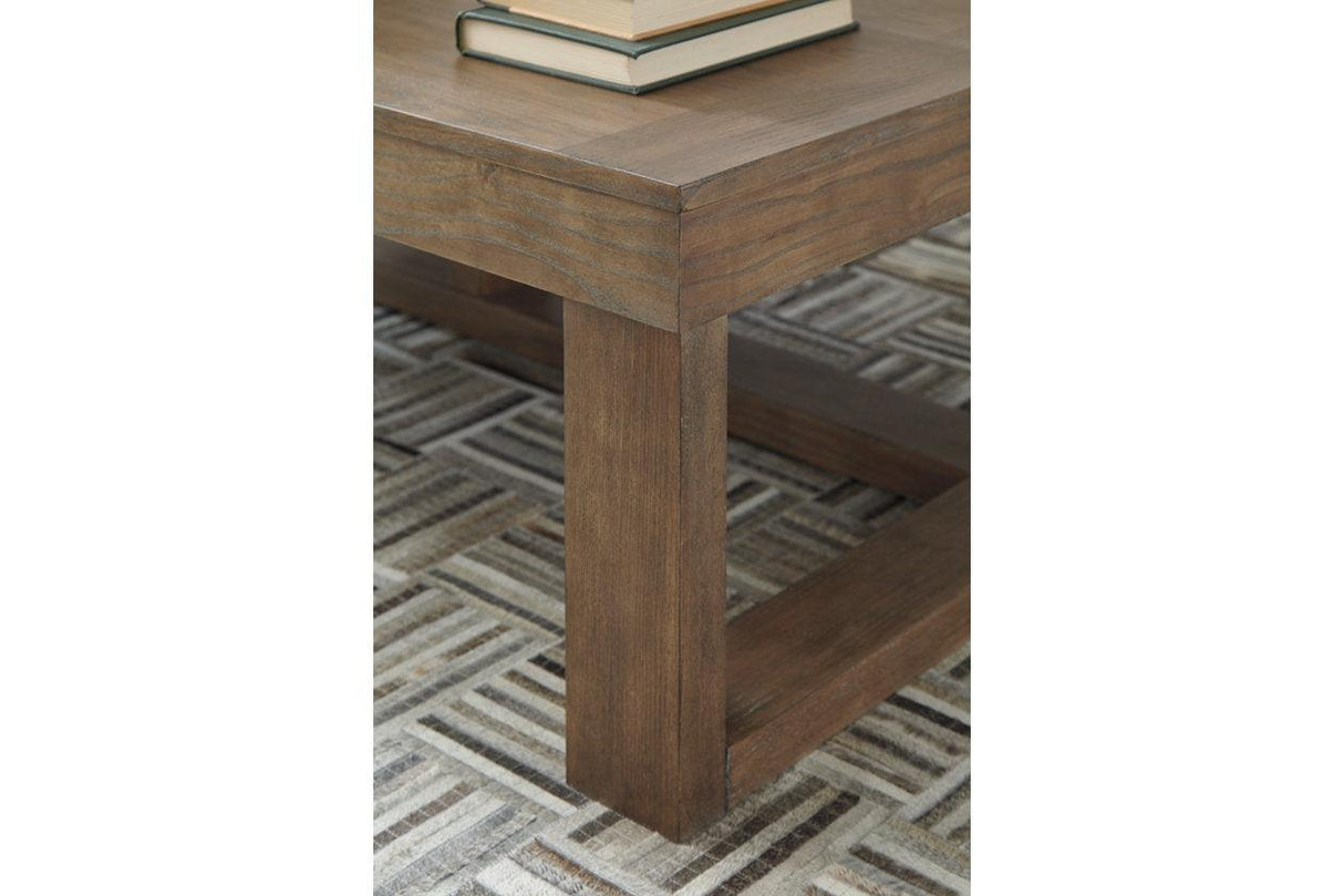 Cariton Gray Coffee Table and 2 End Tables by Ashley at Eve Furniture