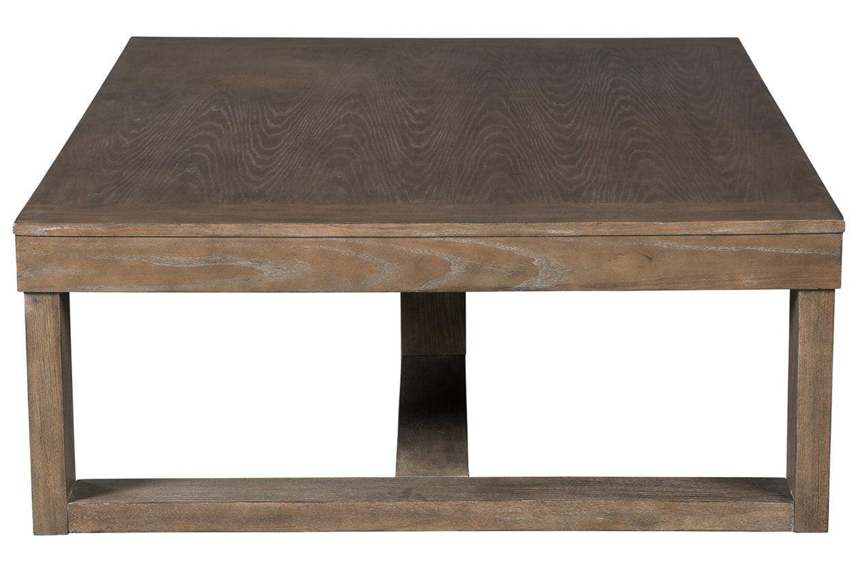 Cariton Gray Coffee Table by Ashley at Eve Furniture