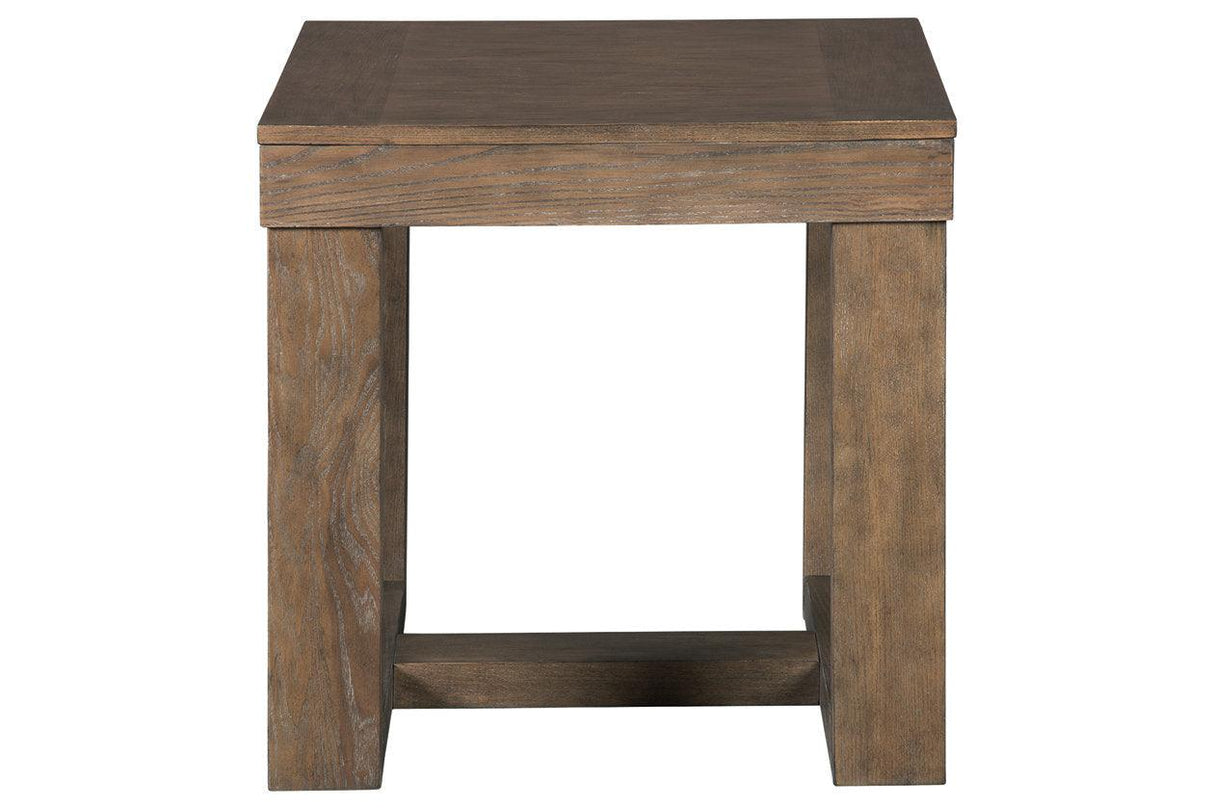Cariton Gray End Table by Ashley at Eve Furniture