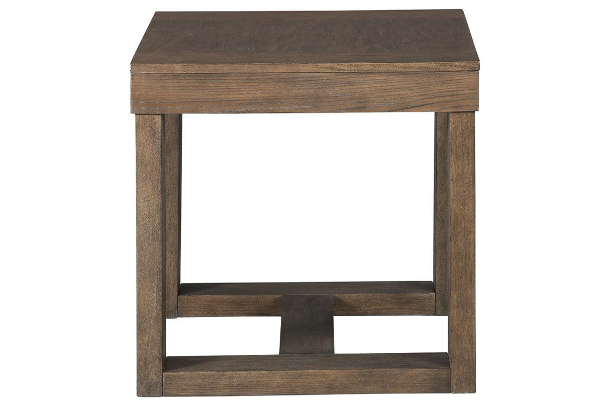 Cariton Gray End Table by Ashley at Eve Furniture