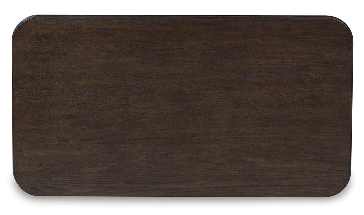 Carlibrie Warm Brown Lift-Top Coffee Table by Ashley at Eve Furniture