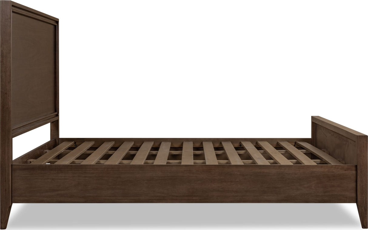 Carlisle Pecan Pie King Panel Bed by Modus Furniture at Eve Furniture