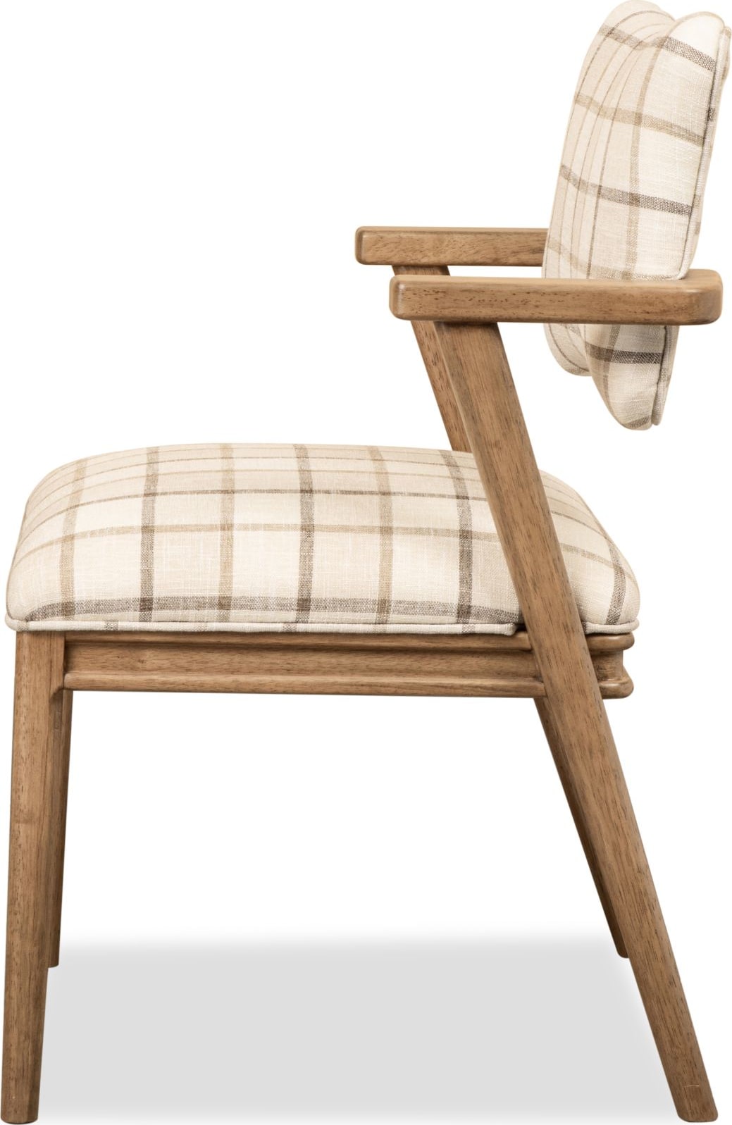 Carlisle White/Brown Armchair (Set of 2) by Modus Furniture at Eve Furniture