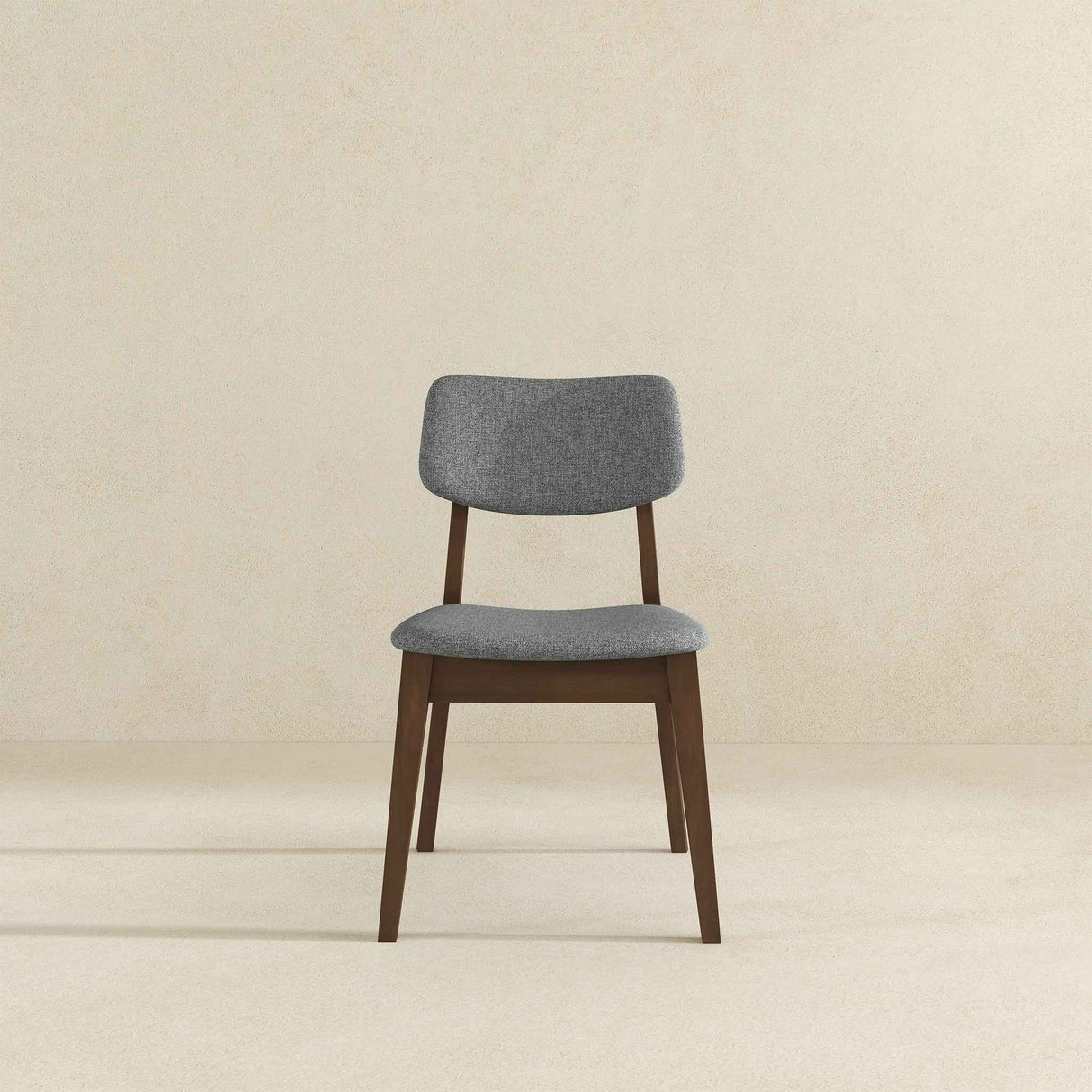 Carlos Dark Grey Fabric Solid Back Side Chair (Set Of 2) by Ashcroft Furniture at Eve Furniture