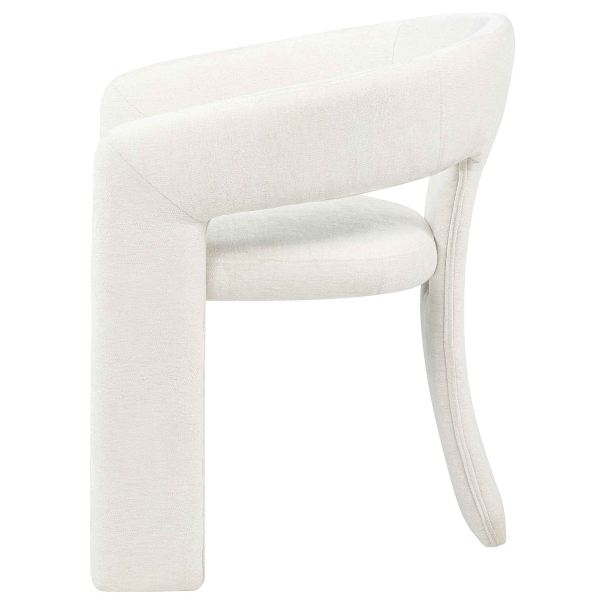Carlow White Upholstered Dining Arm Chair (Set of 2) by Coaster at Eve Furniture