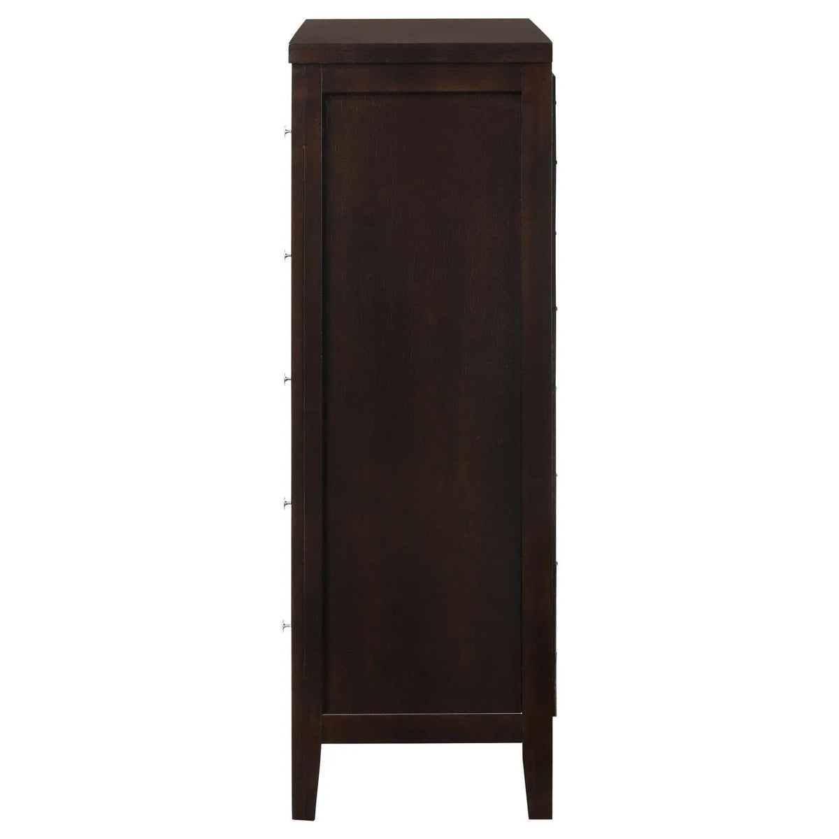 Carlton Cappuccino 5-Drawer Rectangular Chest by Coaster at Eve Furniture