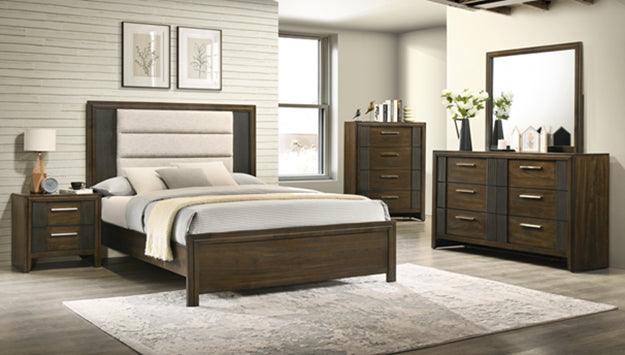 Carlton Brown Nightstand by Crown Mark at Eve Furniture