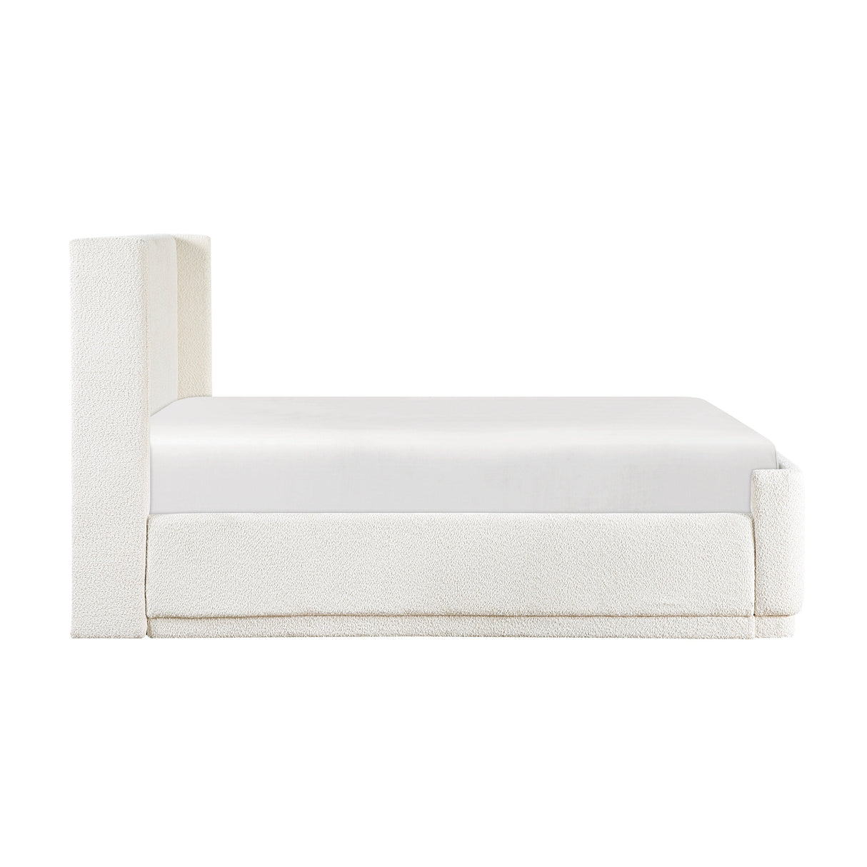 Carmel Beige California King Platform Bed by Homelegance at Eve Furniture