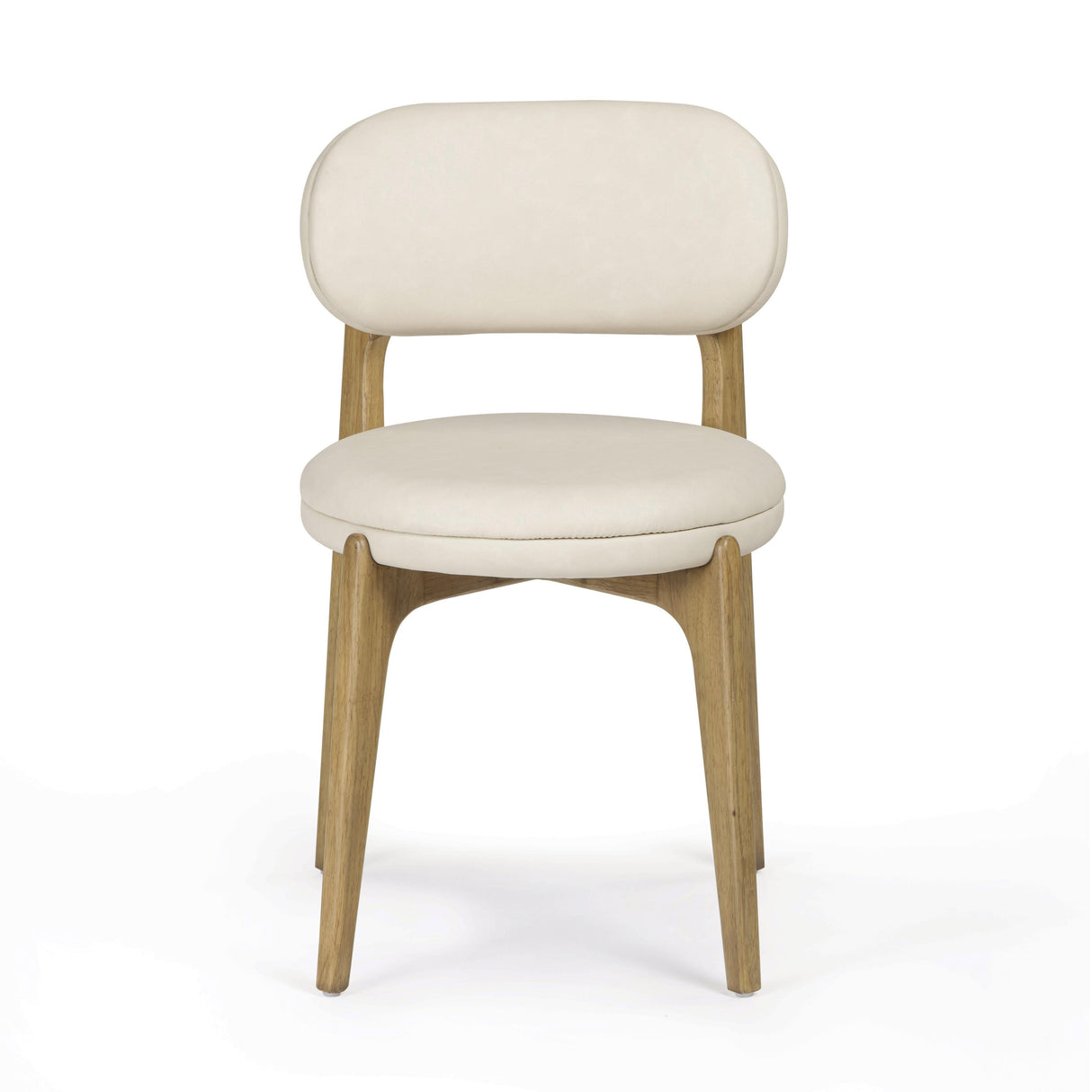 Carnation Cream Performance Vegan Leather Dining Chair by TOV Furniture at Eve Furniture