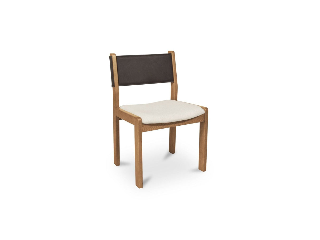 Carol Deep Brown Dining Leather Chair (Set of 2) by Moe's Home at Eve Furniture