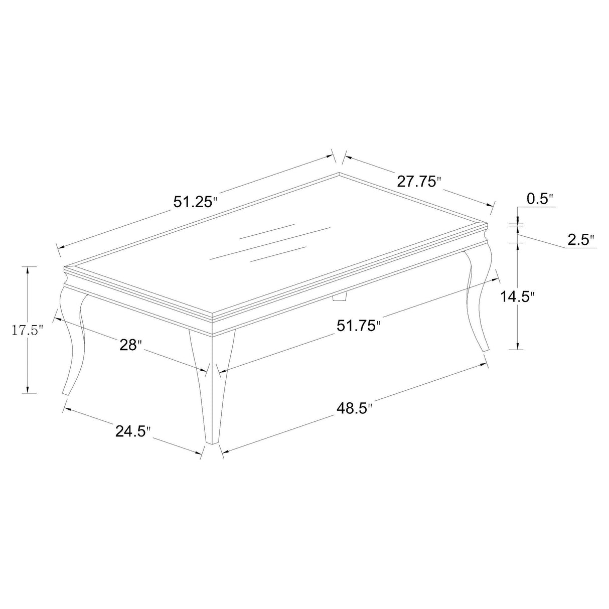 Carone White 2-Piece Glass Top Coffee and End Table Set by Coaster at Eve Furniture