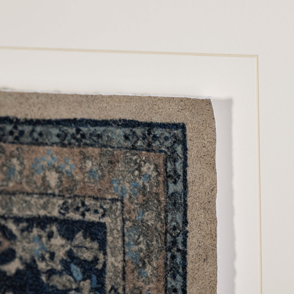 Carpet by Mercana Studio a Hand Embelished Textured Framed Art Print Matted under Glass by Mercana at Eve Furniture