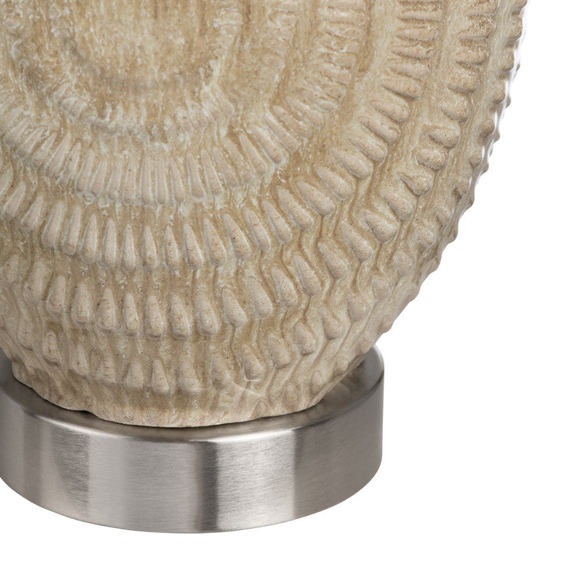 Carraway Cream/White Table Lamp by Crestview at Eve Furniture