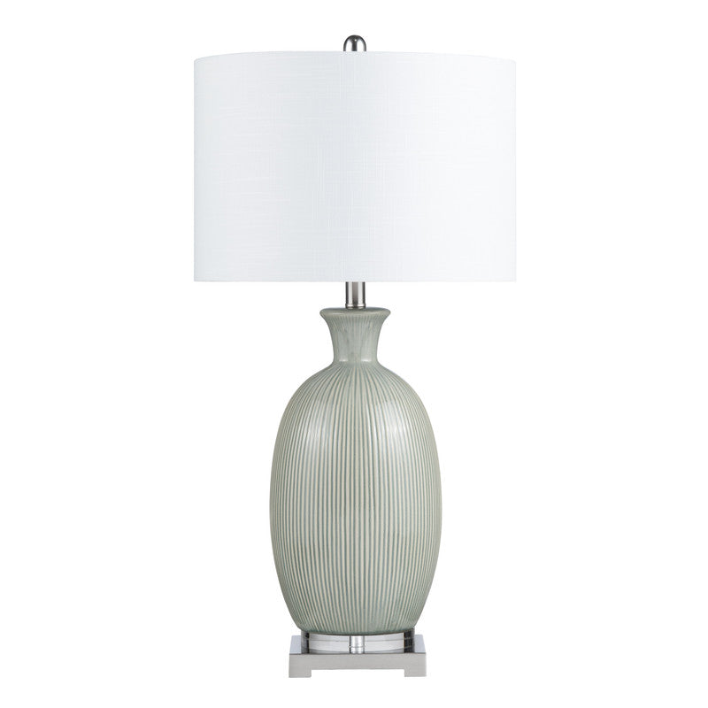 Carrefour White Table Lamp by Crestview at Eve Furniture