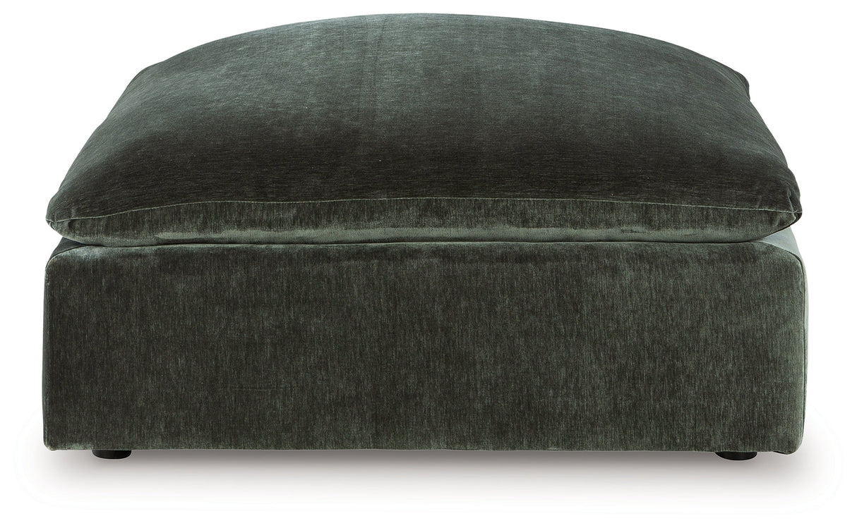Carriage View Jade Oversized Accent Ottoman by Ashley at Eve Furniture