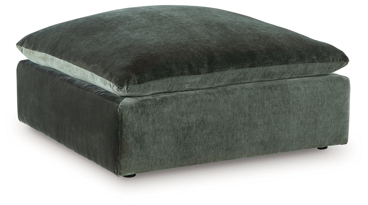 Carriage View Jade Oversized Accent Ottoman by Ashley at Eve Furniture