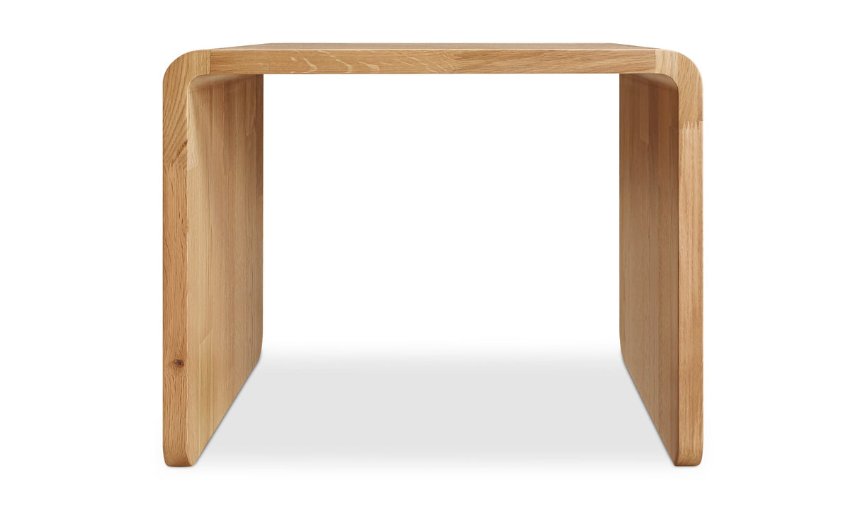 Carrie Side Table Natural Oak by Moe's Home at Eve Furniture