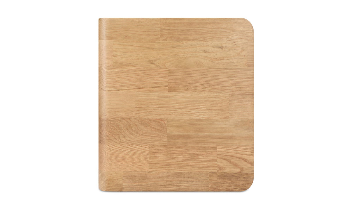 Carrie Side Table Natural Oak by Moe's Home at Eve Furniture