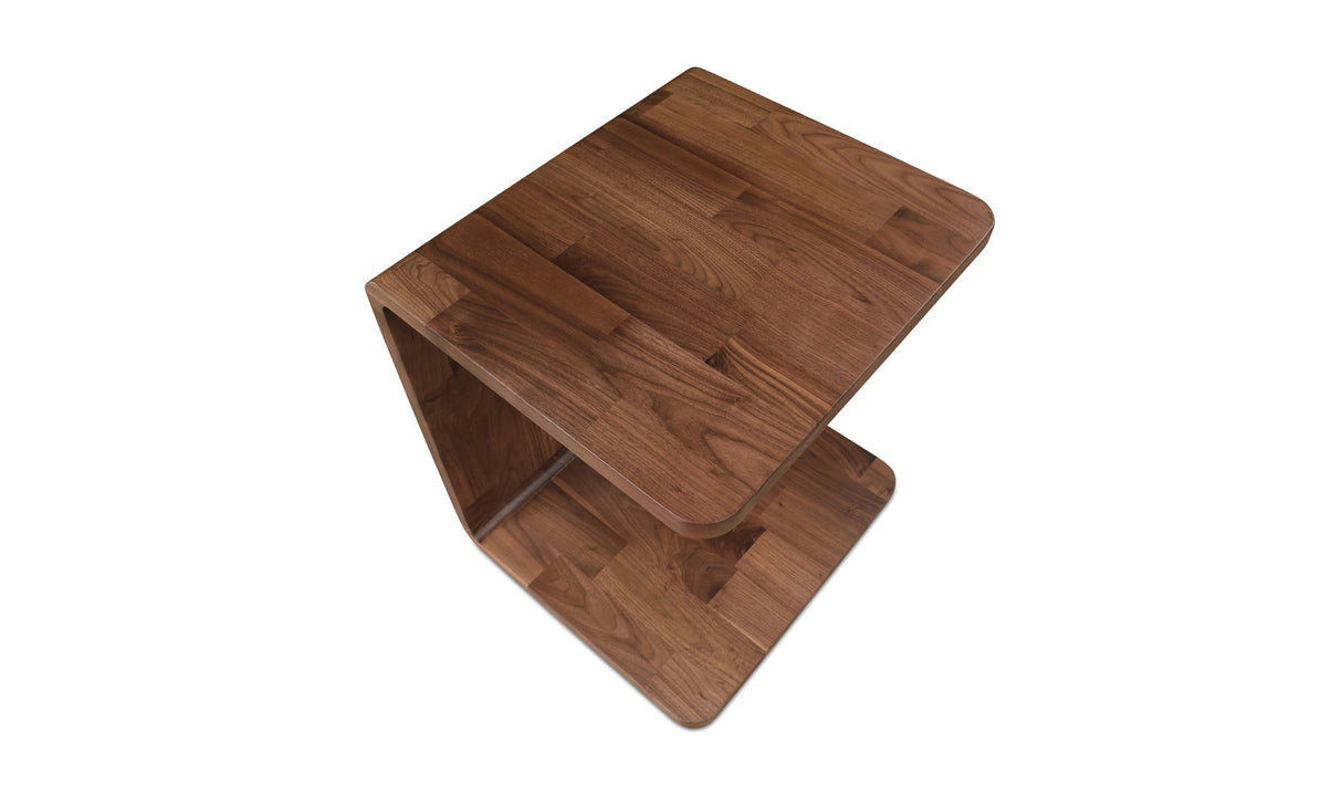 Carrie Side Table Walnut by Moe's Home at Eve Furniture
