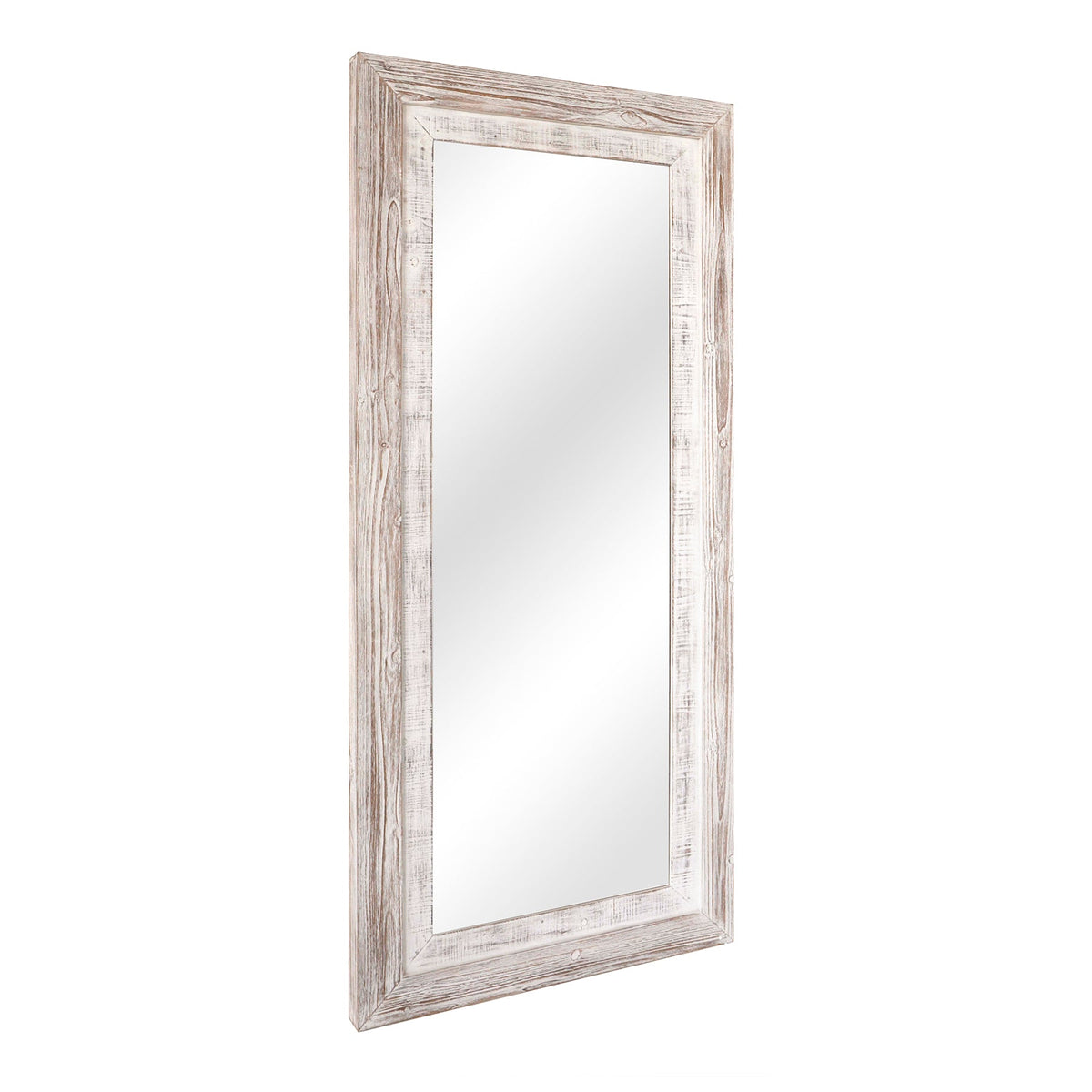 Carrigan White Wall Mirror by Crestview at Eve Furniture