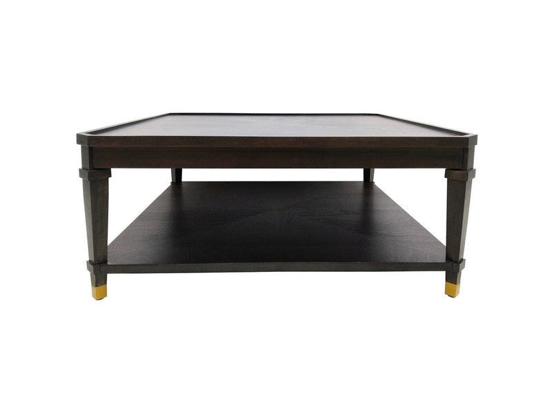 Carrington Brown/Gold Cocktail Table by Crestview at Eve Furniture