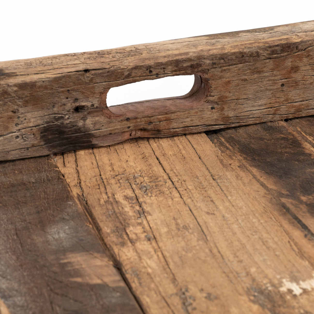 Carson (Large) 30L x 30W Brown Reclaimed Wood Tray by Mercana at Eve Furniture