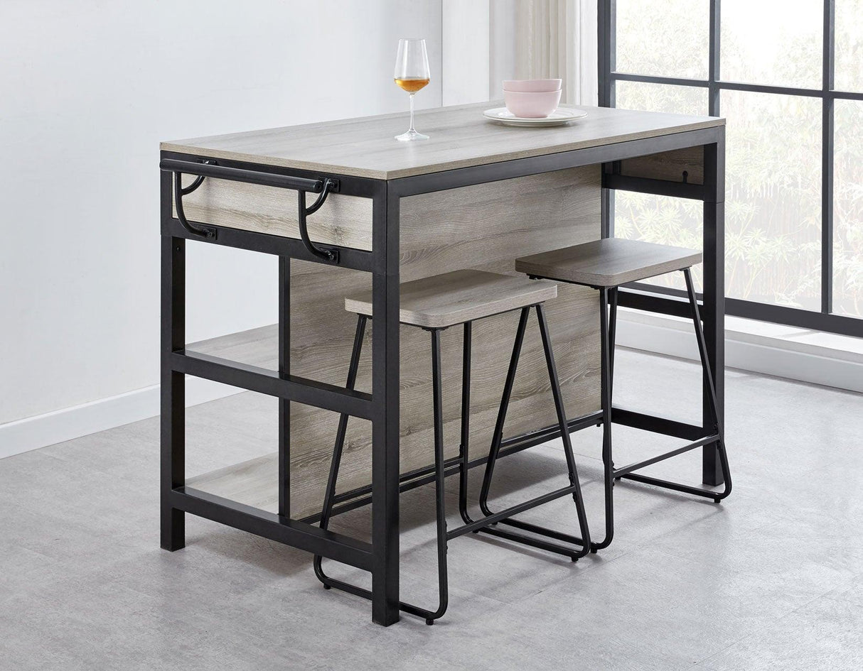 Carson 55-inch Counter Kitchen Table by Steve Silver at Eve Furniture