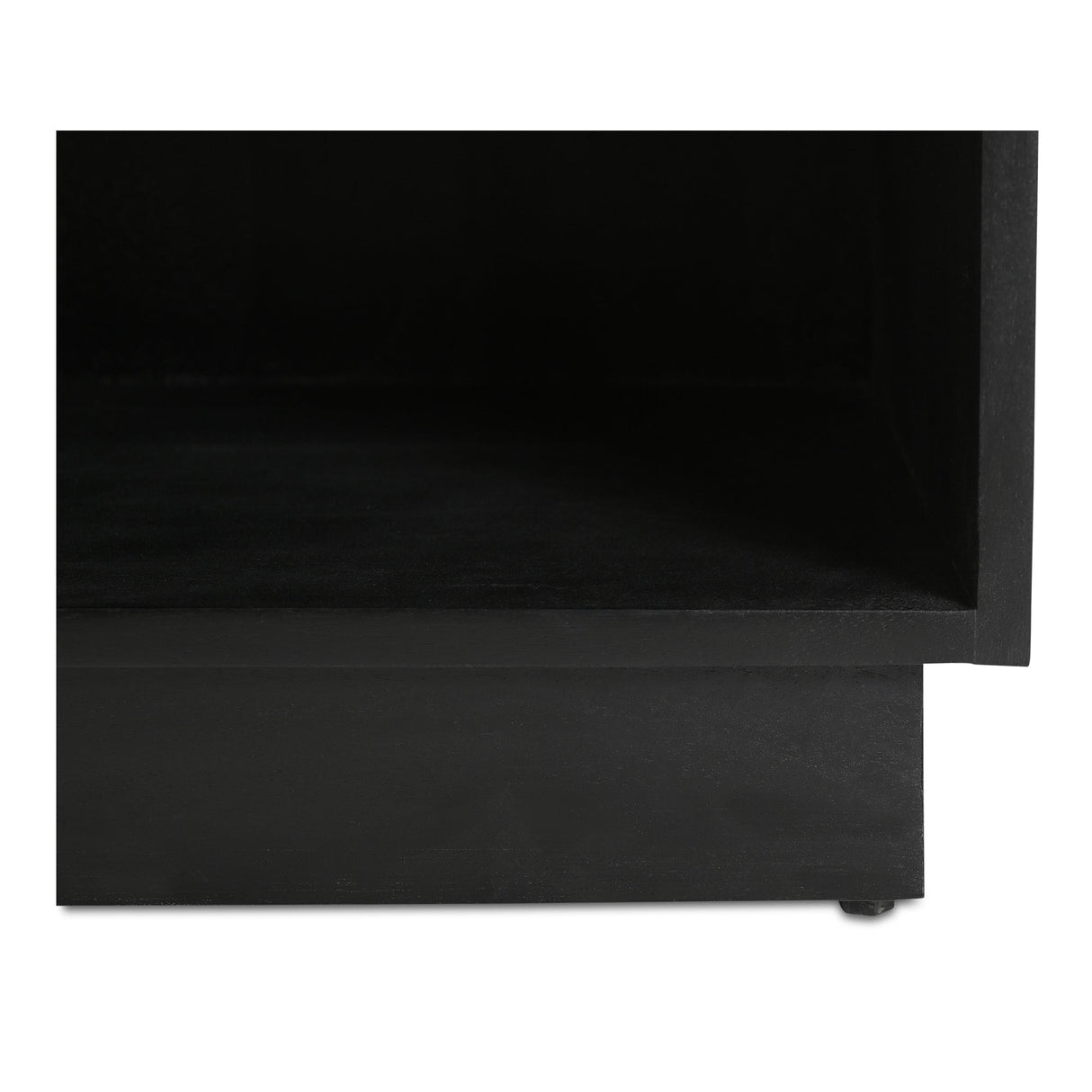Carter Black Nightstand by MOES at Eve Furniture