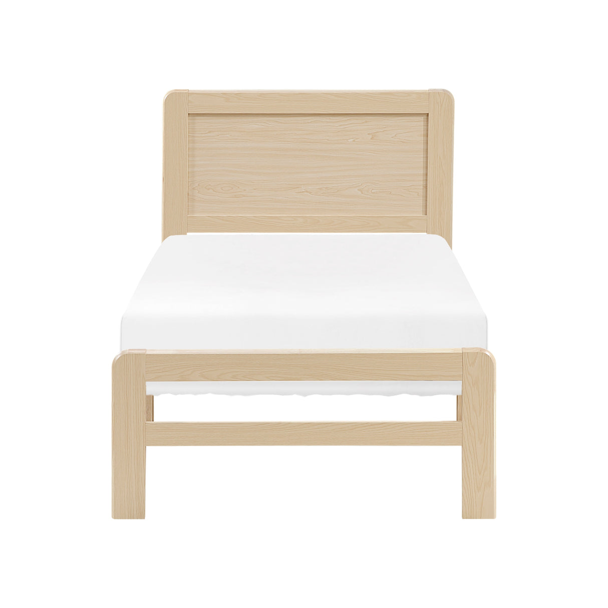 Carter Natural Twin Platform Bed by Homelegance at Eve Furniture