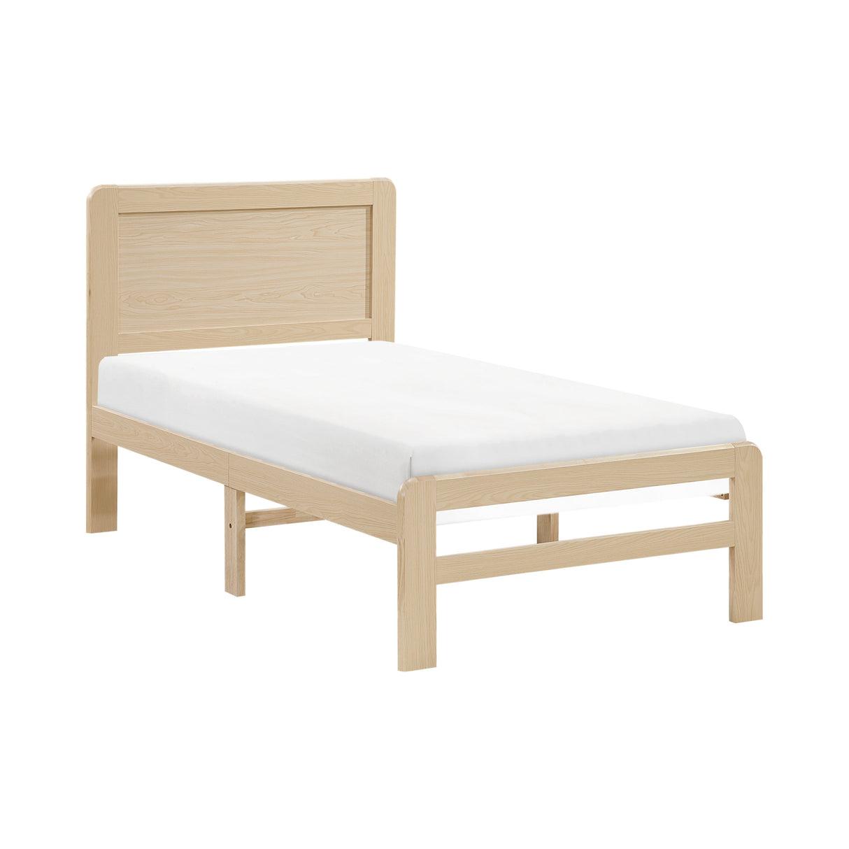 Carter Natural Twin Platform Bed by Homelegance at Eve Furniture