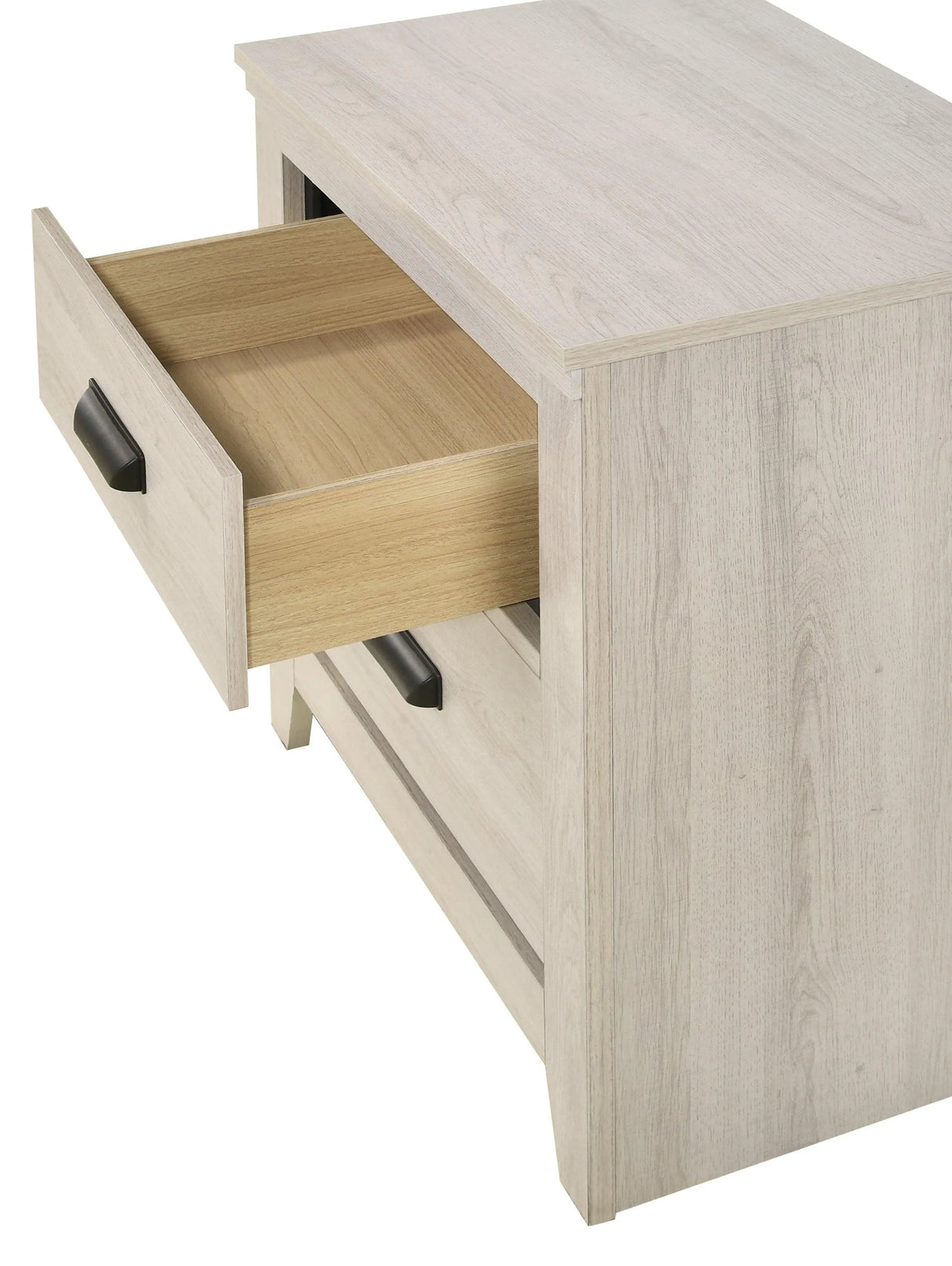 Carter White Nightstand by Crown Mark at Eve Furniture