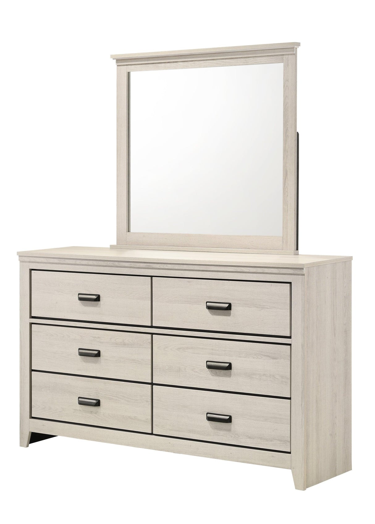 Carter White Platform Bedroom Set by Crown Mark at Eve Furniture