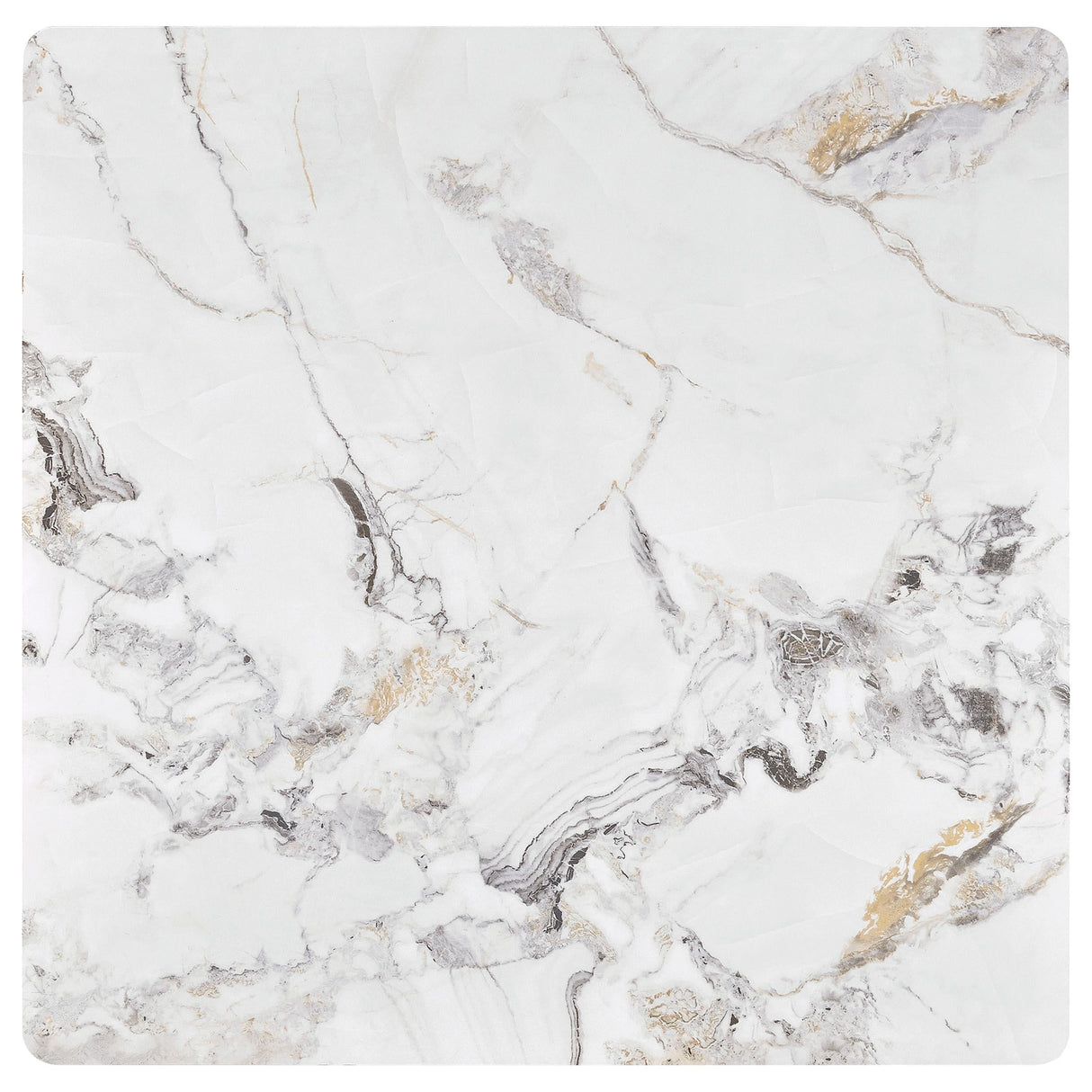 Carvell Mirage White 3-Piece Square Coffee and End Table Set by Coaster at Eve Furniture